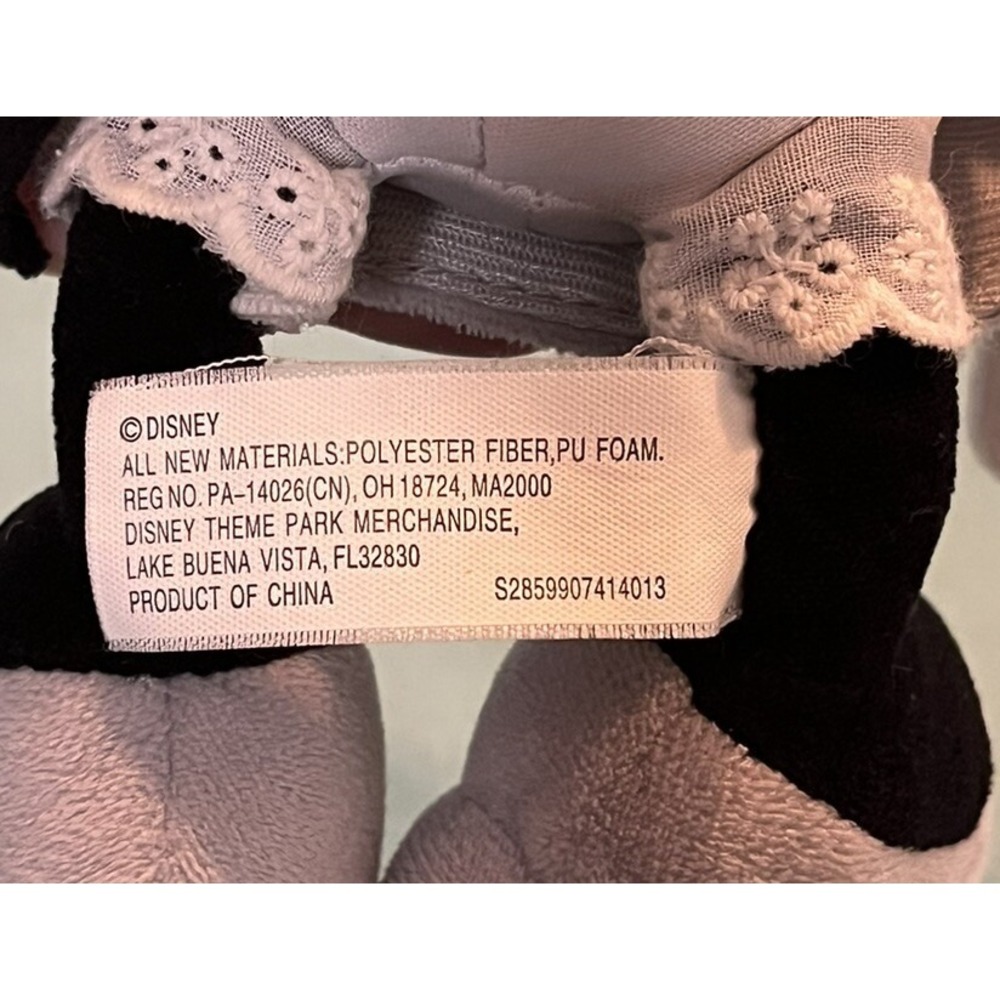 WALT DISNEY Mickey Mouse & Minnie Mono Stuffed Animal Plush Toy By Disney Parks - Picture 11 of 11